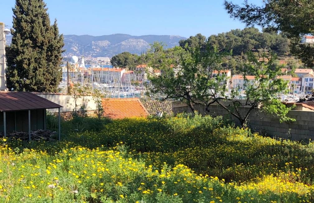 Terrain avec vue mer à vendre sur le Village de Saint-Mandrier