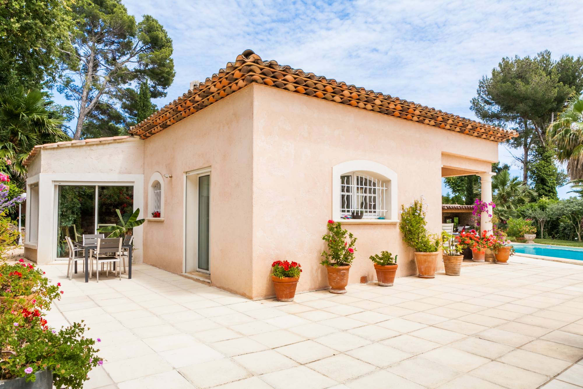 L'une des nombreuses terrasses